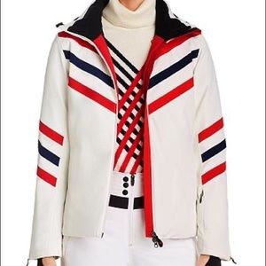 Perfect Moment Ski Jacket white/red